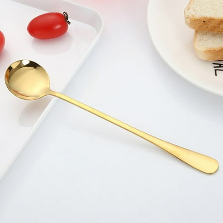 Stainless Steel Long Handled Dessert Spoons Stirring Tea Spoon for Latte Coffee Cocktail
Stainless Steel Long Handled Dessert Spoons Stirring Tea Spoon for Latte Coffee Cocktail