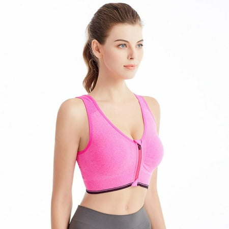 Xmarks Zipper in Front Sports Bra 2 Pack for Women Yoga Bra Workout Tops Removable Padded Medium Support Anti Vibration Rose Red 148-170lbs
Xmarks Zipper in Front Sports Bra 2 Pack for Women Yoga Bra Workout Tops Removable Padded Medium Support Anti Vibration Rose Red 148-170lbs