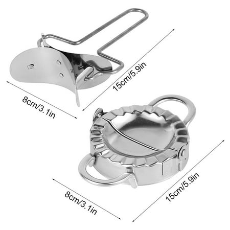 2pcs/set Stainless Steel Dumpling Mold Ravioli Mold Making Mold Baking Accessories Home Kitchen Dumpling Maker
2pcs/set Stainless Steel Dumpling Mold Ravioli Mold Making Mold Baking Accessories Home Kitchen Dumpling Maker