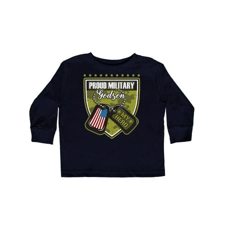 Inktastic Proud Military Godson USA Outfit Gift Toddler Boy Girl Long Sleeve T-Shirt
Inktastic Proud Military Godson USA Outfit Gift Toddler Boy Girl Long Sleeve T-Shirt