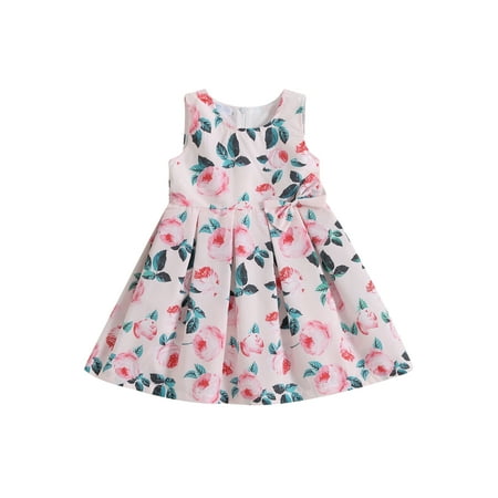 Bagilaanoe Toddler Baby Girl Summer Dress Sleeveless A-line Dresses 12M 24M 3T 4T 5T 6T Kids Flower Print Swing Sundress
Bagilaanoe Toddler Baby Girl Summer Dress Sleeveless A-line Dresses 12M 24M 3T 4T 5T 6T Kids Flower Print Swing Sundress