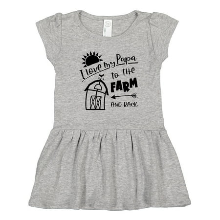 Inktastic I Love My Papa to the Farm and Back Barn Design Gift Toddler Girl Dress
Inktastic I Love My Papa to the Farm and Back Barn Design Gift Toddler Girl Dress