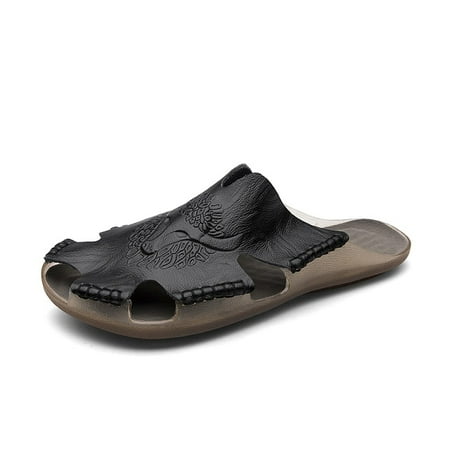 Summer Genuine Leather Men s Sandals Classic Breathable Slip-On Sandals Men Casual Beach Shoes Outdoor Slippers Plus Size 38-48
Summer Genuine Leather Men s Sandals Classic Breathable Slip-On Sandals Men Casual Beach Shoes Outdoor Slippers Plus Size 38-48