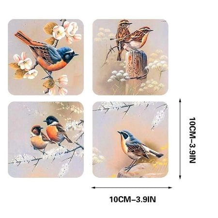 PRINxy Set Of 4 Bird Pun Square Funny Bird For Drinks Coffee Square Set For Cups Gift Ideas For Bird Lovers Home & Kitchen Gadgets A
PRINxy Set Of 4 Bird Pun Square Funny Bird For Drinks Coffee Square Set For Cups Gift Ideas For Bird Lovers Home & Kitchen Gadgets A