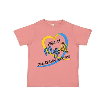 Inktastic Proud of Myself Down Syndrome Awareness Heart Ribbon Gift Toddler Boy or Toddler Girl T-Shirt
Inktastic Proud of Myself Down Syndrome Awareness Heart Ribbon Gift Toddler Boy or Toddler Girl T-Shirt
