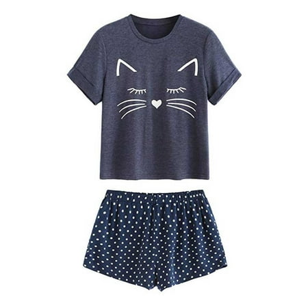 Tfalo Lingerie For Women Pajamas For Women Women S Casual Shorts Short Sleeve Ruffled T-Shirt Sleepwear Nightwear Set 
Tfalo Lingerie For Women Pajamas For Women Women S Casual Shorts Short Sleeve Ruffled T-Shirt Sleepwear Nightwear Set