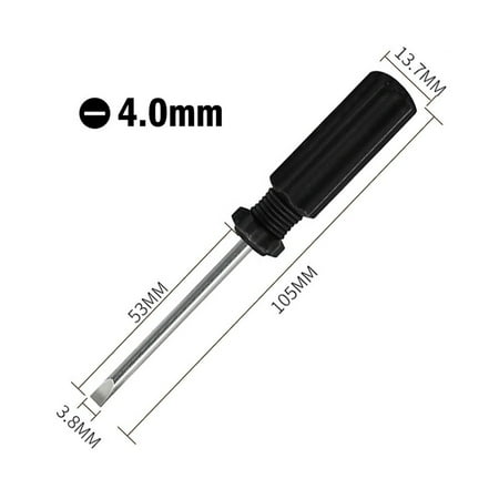 BCLONG 1Pc 4.13Inch Small Mini Screwdriver Repair Tool Slotted Cross Screwdrivers 4mm
BCLONG 1Pc 4.13Inch Small Mini Screwdriver Repair Tool Slotted Cross Screwdrivers 4mm