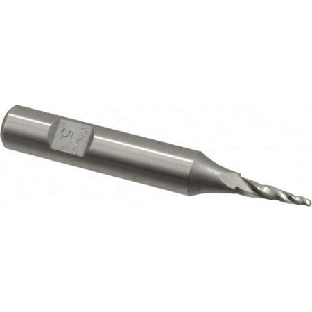 Made in USA 5° per Side 1/16 Small End Diam 1/2 LOC 3-Flute High Speed Steel Tapered Ball End Mill
Made in USA 5° per Side 1/16 Small End Diam 1/2 LOC 3-Flute High Speed Steel Tapered Ball End Mill