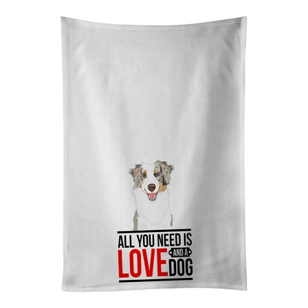Australian Shepherd Red Merle Tricolor #1 White Kitchen Towel Set of 2 19 in x 28 in
Australian Shepherd Red Merle Tricolor #1 White Kitchen Towel Set of 2 19 in x 28 in