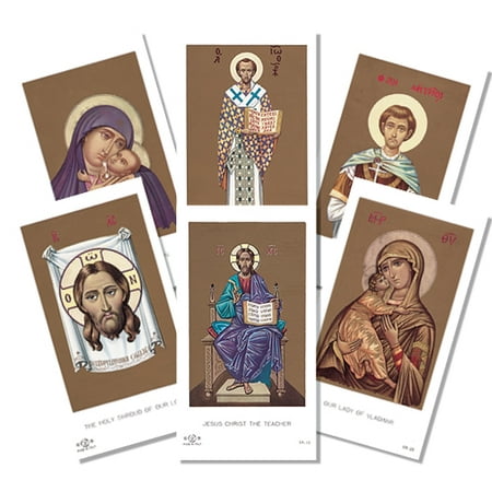 Eastern Rite Assorted Holy Cards | Paper Holy Prayer Cards | Pack of 100 | Blank Back | Assorted Series | 2 x 4
Eastern Rite Assorted Holy Cards | Paper Holy Prayer Cards | Pack of 100 | Blank Back | Assorted Series | 2 x 4