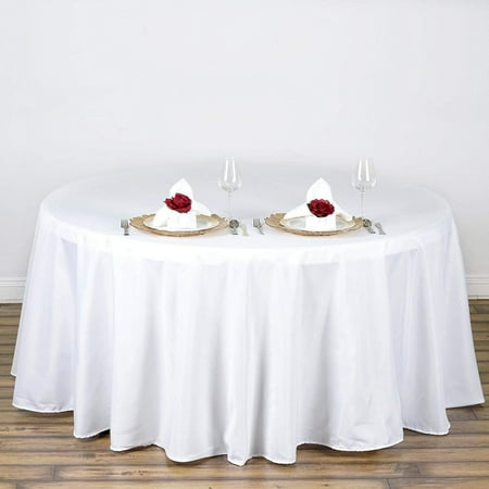 108 Inch White Round Polyester Tablecloth Fabric Table Cover Linens For Wedding Party Banquet Reception Events Kitchen Dining
108 Inch White Round Polyester Tablecloth Fabric Table Cover Linens For Wedding Party Banquet Reception Events Kitchen Dining