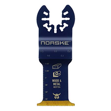 Norske Tools NOTP204 1-1/4 inch Metal Flush Cut Titanium Oscillating Multi Tool Accessory Blade
Norske Tools NOTP204 1-1/4 inch Metal Flush Cut Titanium Oscillating Multi Tool Accessory Blade