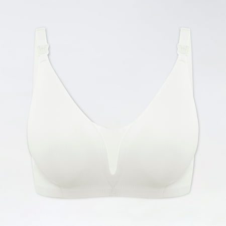 jsaierl Bras for Women Wireless Push Up T-shirt Bras Seamless Full Coverage Bralettes Stretch Breathable Full Figure Bras Front Closure Nursing Bra
jsaierl Bras for Women Wireless Push Up T-shirt Bras Seamless Full Coverage Bralettes Stretch Breathable Full Figure Bras Front Closure Nursing Bra