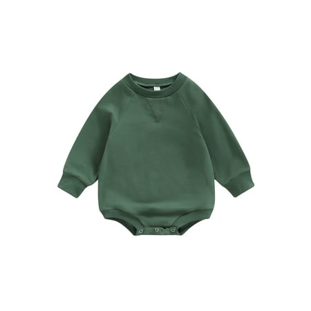 Meihuida Infant Girls Boys Romper Sweatshirts Solid Color Long Sleeve Crew Neck Jumpsuits Baby Bodysuits
Meihuida Infant Girls Boys Romper Sweatshirts Solid Color Long Sleeve Crew Neck Jumpsuits Baby Bodysuits