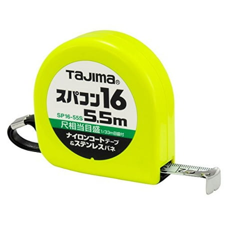 TAJIMA CONVEX NYLON COAT TAPE 5.5m x 16mm SuperComputer 16 Shaku Equivalent with Scale SP1655SB SP1655SB
TAJIMA CONVEX NYLON COAT TAPE 5.5m x 16mm SuperComputer 16 Shaku Equivalent with Scale SP1655SB SP1655SB