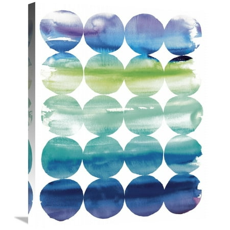 Global Gallery's 'Summer Dots v.2' by Elyse DeNeige Stretched Canvas Wall Art