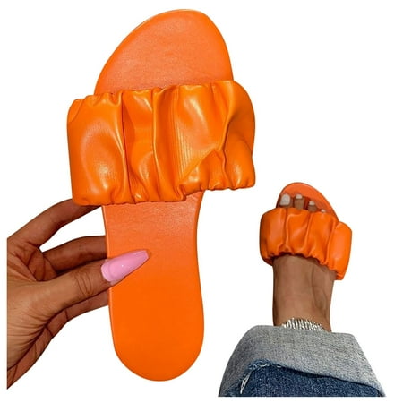 Aayomet Women Slippers Sandals Slip-On Slippers Breathable Flat Shoes Open Summer Beach Toe Women s Women s slipper Orange 8.5
Aayomet Women Slippers Sandals Slip-On Slippers Breathable Flat Shoes Open Summer Beach Toe Women s Women s slipper Orange 8.5