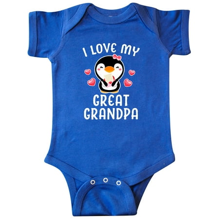 Inktastic I Love My Great Grandpa with Cute Penguin and Hearts Gift Baby Girl Bodysuit 
Inktastic I Love My Great Grandpa with Cute Penguin and Hearts Gift Baby Girl Bodysuit