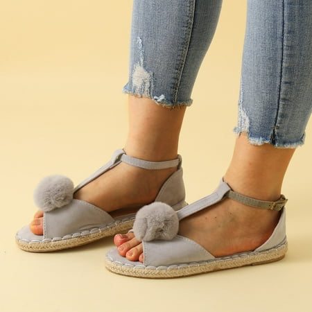 PEASKJP Strappy Sandals for Women 2023 Summer Women Casual Open Toe Breathable Wedges Beach Sandals Party Sandals Grey 7
PEASKJP Strappy Sandals for Women 2023 Summer Women Casual Open Toe Breathable Wedges Beach Sandals Party Sandals Grey 7