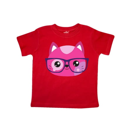 Inktastic Hipster Cat Cat With Glasses Pink Cat Gift Toddler Boy or Toddler Girl T-Shirt
Inktastic Hipster Cat Cat With Glasses Pink Cat Gift Toddler Boy or Toddler Girl T-Shirt