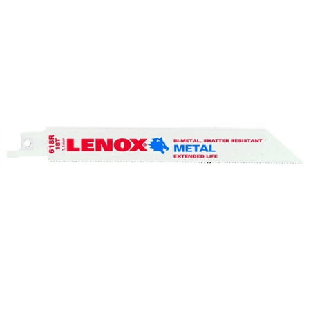 Lenox 20566618R Metal Cutting Reciprocating Saw Blades 18 TPI 6 5-Pack