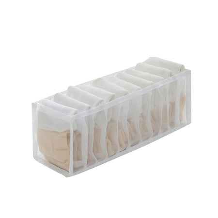 YOZUMD 6/7/11 Grids Underwear Socks Bra Separator Storage Box Wardrobe Drawer Organizer