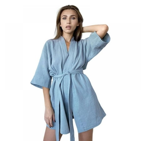 Women s Pajamas Casual Nights Short Sleeve Pajamas Crepe Short Nightgown for Women S-L
Women s Pajamas Casual Nights Short Sleeve Pajamas Crepe Short Nightgown for Women S-L