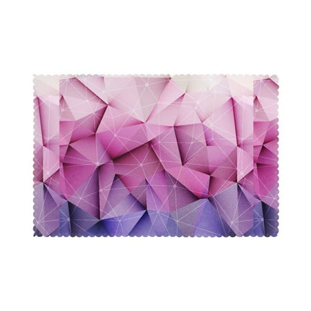 Home Geometric Polygonal Background Placemats Set Of 6 Washable Wipeable Place Mats Place Mats For Festival Parties Family Dinner (12 X 18inch)
Home Geometric Polygonal Background Placemats Set Of 6 Washable Wipeable Place Mats Place Mats For Festival Parties Family Dinner (12 X 18inch)