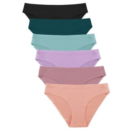 FINETOO Bikini Underwears Women’s No Show Seamless Panties Invisibles Briefs Soft Stretch Hipster Underwear XS-XL 6 Pack
FINETOO Bikini Underwears Women’s No Show Seamless Panties Invisibles Briefs Soft Stretch Hipster Underwear XS-XL 6 Pack