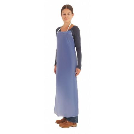 Bib Apron Universal Blue Vinyl (Pak-12)
