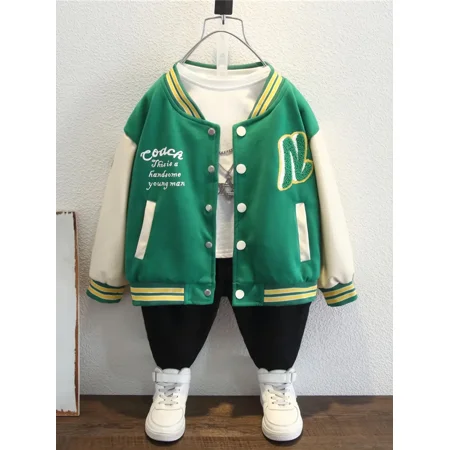 GEDER-FABaby Boys ”N” Letter Stand Collar Baseball Jacket Casual Splicing Sweatshirt Coat Top Kids Clothes
GEDER-FABaby Boys ”N” Letter Stand Collar Baseball Jacket Casual Splicing Sweatshirt Coat Top Kids Clothes