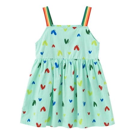QWERTYU Infant Baby Toddler Child Children Kids Sleeveless Summer Sundress Square Neck Dress Love Dresses for Girl 1Y-5Y 110
QWERTYU Infant Baby Toddler Child Children Kids Sleeveless Summer Sundress Square Neck Dress Love Dresses for Girl 1Y-5Y 110
