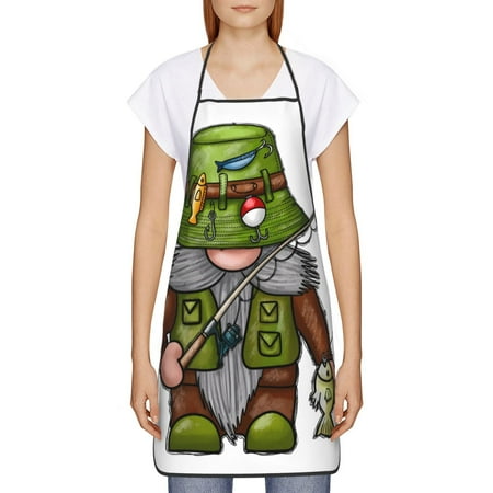 Goofa Bib Apron Unisex Aprons Adjustable Waterdrop Resistant Cooking Kitchen Apron for Chef Fishing Gnome Pattern Apron Bulk
Goofa Bib Apron Unisex Aprons Adjustable Waterdrop Resistant Cooking Kitchen Apron for Chef Fishing Gnome Pattern Apron Bulk