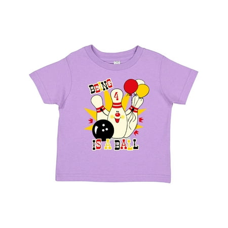 Inktastic Cute Bowling Pin 4th Birthday Gift Toddler Boy or Toddler Girl T-Shirt
Inktastic Cute Bowling Pin 4th Birthday Gift Toddler Boy or Toddler Girl T-Shirt