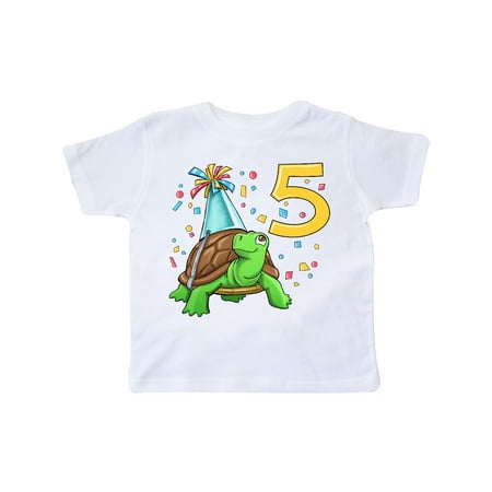 Inktastic 5th Birthday Cute Turtle in Party Hat with Confetti Gift Toddler Boy or Toddler Girl T-Shirt
Inktastic 5th Birthday Cute Turtle in Party Hat with Confetti Gift Toddler Boy or Toddler Girl T-Shirt