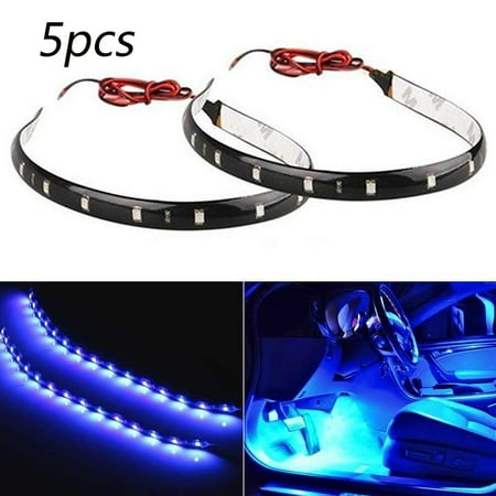 Dicasser 5pcs Car LED light strip Motorcycle LED patch soft strip light ultra-high brightness 5050 12 lights 30cm sticker is also suitable for room interior decoration 12V flexible soft 30cm 
Dicasser 5pcs Car LED light strip Motorcycle LED patch soft strip light ultra-high brightness 5050 12 lights 30cm sticker is also suitable for room interior decoration 12V flexible soft 30cm