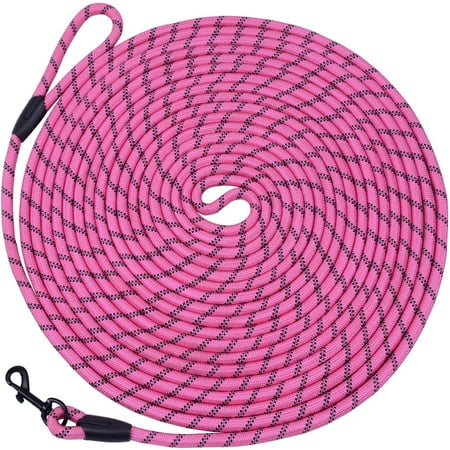 Hi Kiss Check Cord Large Medium Small Dogs/Puppy Obedience Recall Training Agility Lead - 15ft 20ft 30ft 50ft Training Leash(Pink 15ft-Diam 1/3 -1 Hook)
Hi Kiss Check Cord Large Medium Small Dogs/Puppy Obedience Recall Training Agility Lead - 15ft 20ft 30ft 50ft Training Leash(Pink 15ft-Diam 1/3 -1 Hook)