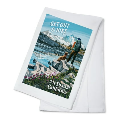 Mt Shasta California Get Out and Hike (100% Cotton Tea Towel Decorative Hand Towel Kitchen and Home)
Mt Shasta California Get Out and Hike (100% Cotton Tea Towel Decorative Hand Towel Kitchen and Home)