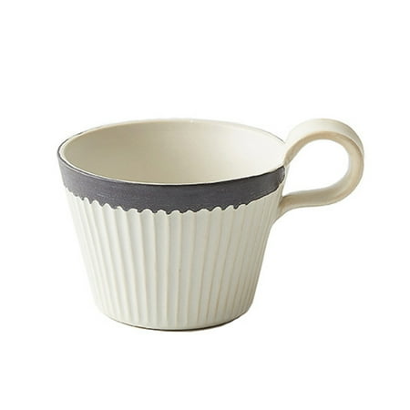 Stoneware Coffee Cup Handmade Japanese Retro Coffee Cup Ceramic Breakfast Cup Cappuccino Cup for (Khaki)
Stoneware Coffee Cup Handmade Japanese Retro Coffee Cup Ceramic Breakfast Cup Cappuccino Cup for (Khaki)