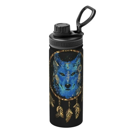 Fuzoiu Wolf Head And Dreamcatcher Print 18oz Sports Insulated Kettle Stainless Steel Vacuum Water Bottle Leakproof Sport Flask
Fuzoiu Wolf Head And Dreamcatcher Print 18oz Sports Insulated Kettle Stainless Steel Vacuum Water Bottle Leakproof Sport Flask