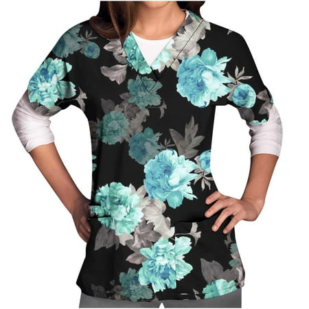 JWZUY Pro Scrubs for Women Workwear Professionals Nursing Medical Uniform Solid Short Sleeve Scrub Tops V Neck Scrubs with Pocket
JWZUY Pro Scrubs for Women Workwear Professionals Nursing Medical Uniform Solid Short Sleeve Scrub Tops V Neck Scrubs with Pocket