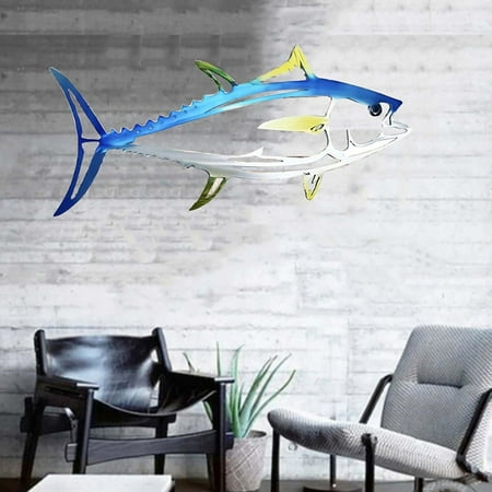 Christmas decorations Creative Simulation Metal Shark Tuna Pendant Wall Decor Metal Fish Sculpture Wall Art Hanging Ornament For Living Room 50cm Fragarn
Christmas decorations Creative Simulation Metal Shark Tuna Pendant Wall Decor Metal Fish Sculpture Wall Art Hanging Ornament For Living Room 50cm Fragarn