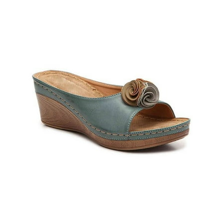 UKAP Women Wedge Sandals Summer Slippers Flower Sandal Open Toe Shoes Womens Slides Beach Non-Slip Blue 5.5
UKAP Women Wedge Sandals Summer Slippers Flower Sandal Open Toe Shoes Womens Slides Beach Non-Slip Blue 5.5
