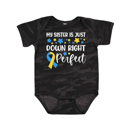 Inktastic My Sister is Just Down Right Perfect- Down Syndrome Awareness Ribbon Gift Baby Boy or Baby Girl Bodysuit
Inktastic My Sister is Just Down Right Perfect- Down Syndrome Awareness Ribbon Gift Baby Boy or Baby Girl Bodysuit