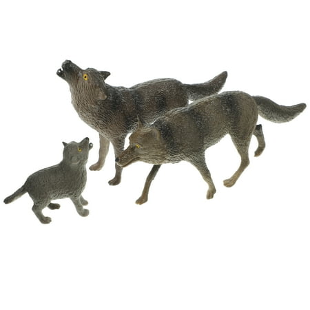 3pcs Wolf Figurine Plastic Wolf Ornament Simulated Wolf Model Wildlife Wolf Toys
3pcs Wolf Figurine Plastic Wolf Ornament Simulated Wolf Model Wildlife Wolf Toys