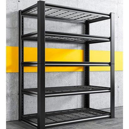 REIBII Garage Shelving 72 Garage Storage Shelves Heavy Duty Shelving Units and Storage Loads 2000LBS Adjustable 5 Tier Metal Shelving for Garage Shelves Utility Shelf Rack 72 H*35.5 W*16 D
REIBII Garage Shelving 72 Garage Storage Shelves Heavy Duty Shelving Units and Storage Loads 2000LBS Adjustable 5 Tier Metal Shelving for Garage Shelves Utility Shelf Rack 72 H*35.5 W*16 D