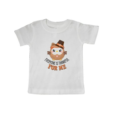 Inktastic Everyone is Thankful for Me with Cute Thanksgiving Owl Gift Baby Boy or Baby Girl T-Shirt
Inktastic Everyone is Thankful for Me with Cute Thanksgiving Owl Gift Baby Boy or Baby Girl T-Shirt