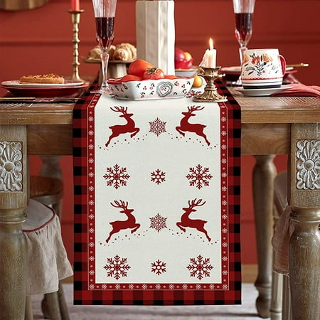Decorated Table Flags For Christmas Family Gatherings Retro Kitchen Table Decoration Interior Outdoor
Decorated Table Flags For Christmas Family Gatherings Retro Kitchen Table Decoration Interior Outdoor