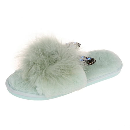 Youmylove Women Slippers Fashion Solid Color Rhinestone Ears Plush Warm Home Casual Flat Slippers Leisure Ladies Cozy Daily Walking
Youmylove Women Slippers Fashion Solid Color Rhinestone Ears Plush Warm Home Casual Flat Slippers Leisure Ladies Cozy Daily Walking