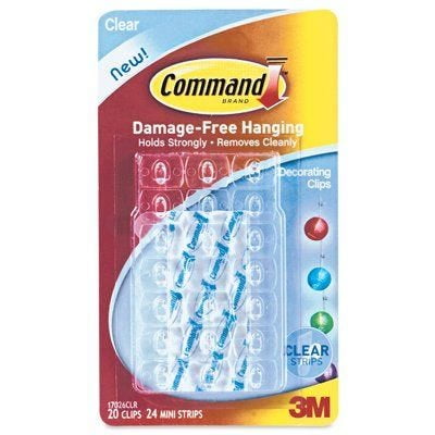 Clear Decorating Clips 1 Pack